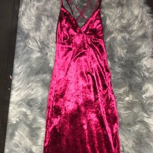 Red Velvet Dress